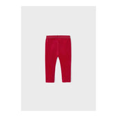 Mayoral Baby Girl Red Velvet Legging